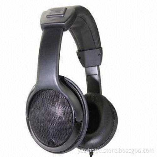 Noise-cancelling Headphone for MP3/MP4 Players with 32 Ohms Impedance, 3.5mm Stereo Plug